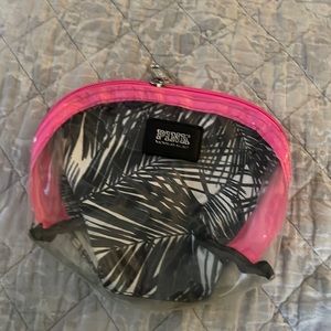 Victoria’s Secret pink clear bag